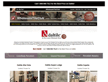 Tablet Screenshot of daltileporcelain.com